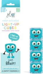 Glo Pals Blair kostki sensoryczne świecące w wodzie 4 sztuki – turkusowe