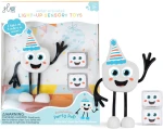 Glo Pals Party Pal postać do kąpieli + 2 kostki sensoryczne świecące w wodzie – wielokolorowe