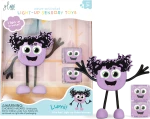 Glo Pals Lumi postać do kąpieli + 2 kostki sensoryczne świecące w wodzie – fioletowa