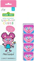 Glo Pals Abby Ulica Sezamkowa kostki sensoryczne świecące w wodzie 4 sztuki