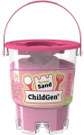 ChildGen piasek kinetyczny z foremką 100% naturalny 500 g – kolor różowy, zapach brzoskwiniowy