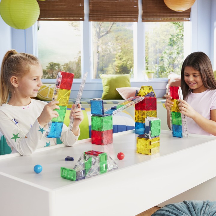 MAGNA-TILES Rail Racers XL klocki magnetyczne i elementy toru w zabawie