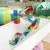 MAGNA-TILES Rail Racers Deluxe – trasa z rampą dla kulki
