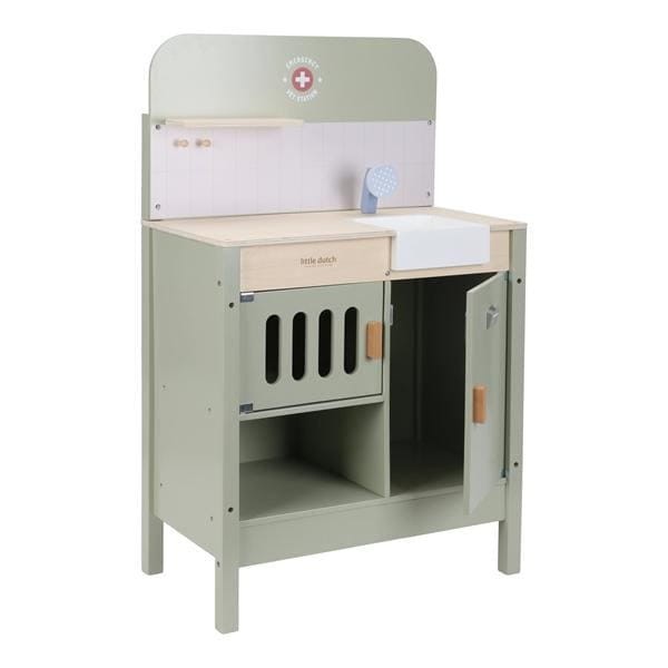 Little Dutch gabinet weterynarza FSC drewniana klinika dla zwierzat