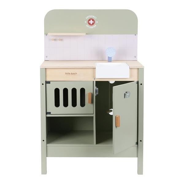 Little Dutch gabinet weterynarza FSC drewniany zestaw do zabawy dla dzieci