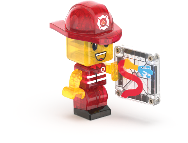 Figurka strażaka do zabawy z zestawem Fire Station