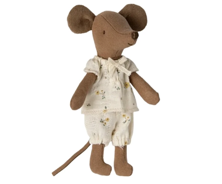 Maileg Big Sister Mouse – myszka Starsza Siostra w piżamce