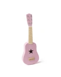Drewniana gitara zabawkowa dark pink