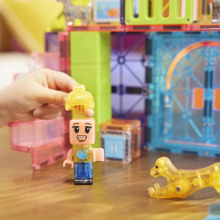 klocki magnetyczne pet playhouse gotowy domek dla zwierzątek