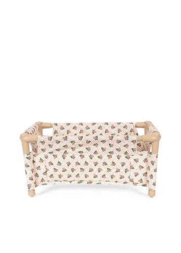 Łóżeczko turystyczne dla lalek Konges Sløjd składane z torbą Verona Blues