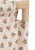Konges Sløjd Doll Travel Bed Verona Blues detal kwiatowego wzoru
