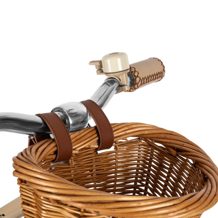 Rower równoważny Konges Sløjd 12 cali z koszykiem wiśniowym – widok produktu