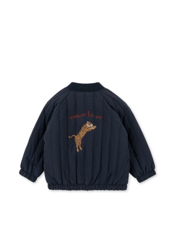 Konges Sløjd Juno Bomber Jacket Total Eclipse – tył kurtki dziecięcej