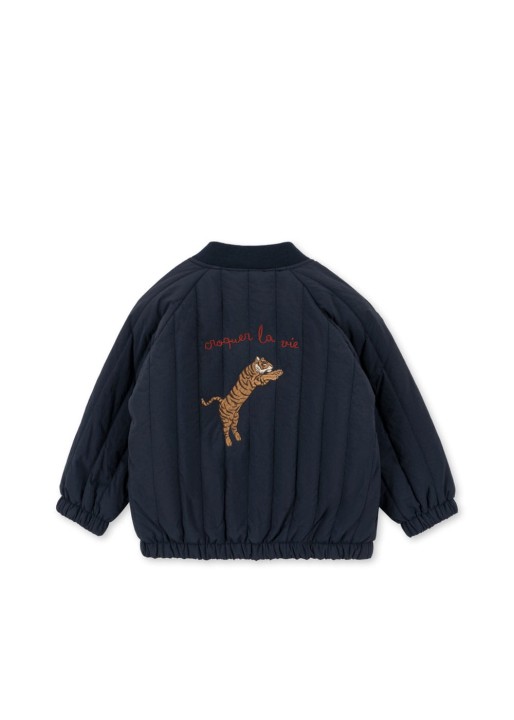 Konges Sløjd Juno Bomber Jacket Total Eclipse – tył kurtki dziecięcej