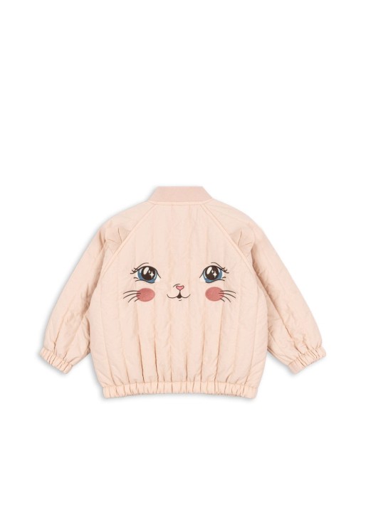 Konges Sløjd Juno Kitty Bomber Jacket Cameo Rose – tył kurtki dziecięcej