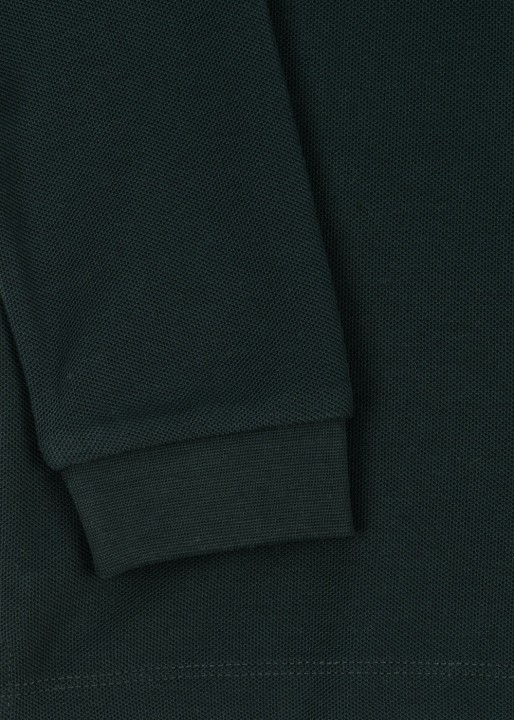 Bawełna organiczna GOTS – detal bluzki polo Konges Sløjd Florian LS