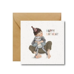Kartka na urodziny dla chłopca Happy Birthday Boy - Hi Little