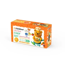 ChildGen Paw Pals Kucharz Bobo – zestaw kreatywny 4 ciastoliny, foremki, mata