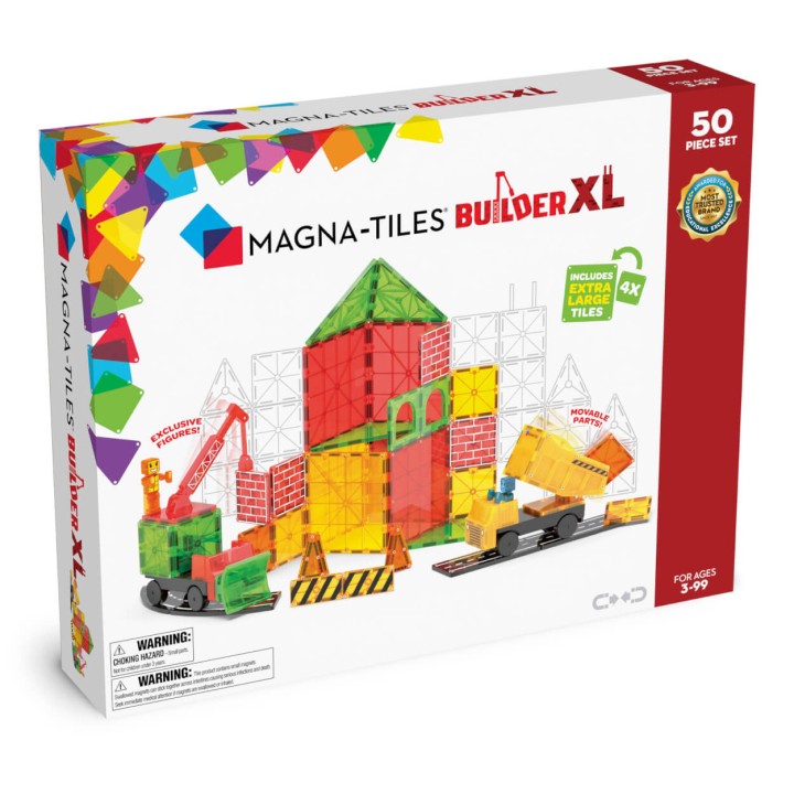 klocki magnetyczne builder xl 50 el opakowanie zestawu