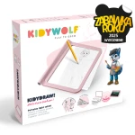 Podświetlany tablet do nauki pisania i rysowania Kidydraw Pro Fashion różowy