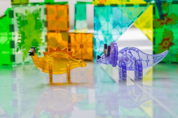 Klocki magnetyczne MAGNA-TILES Dino World XL – świat dinozaurów