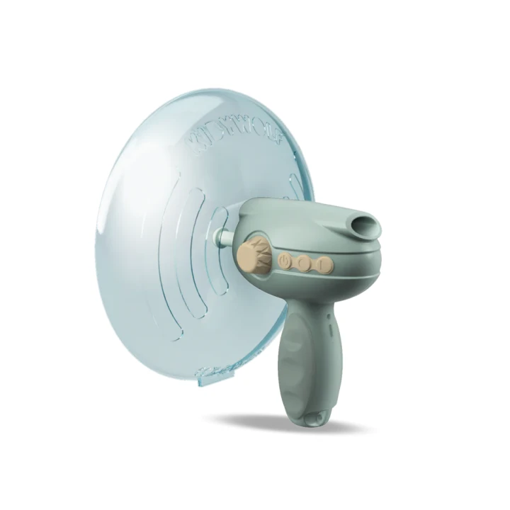 Kidywolf KIDYSPY wzmacniacz dzwieku zielony widok z boku