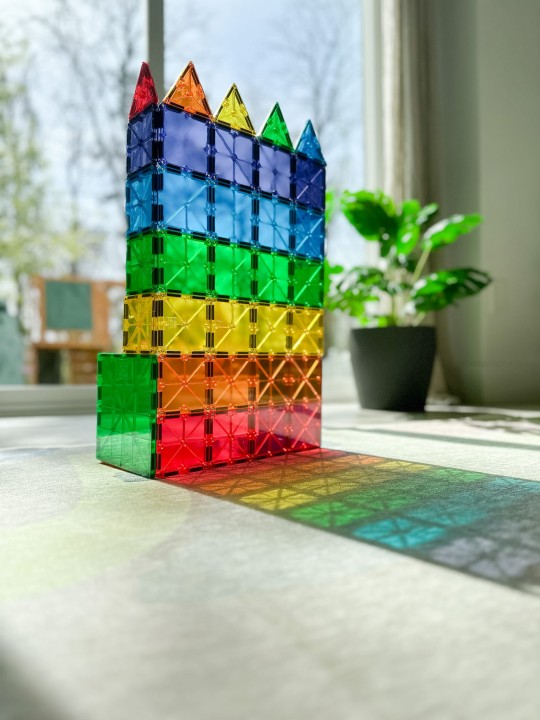MAGNA-TILES Classic 100 el. – kolorowa konstrukcja z klocków