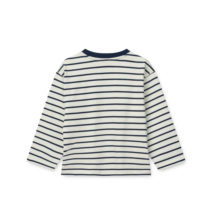Liewood Tyler Stripe LS T-shirt – bawełniana koszulka dziecięca w paski, widok produktu