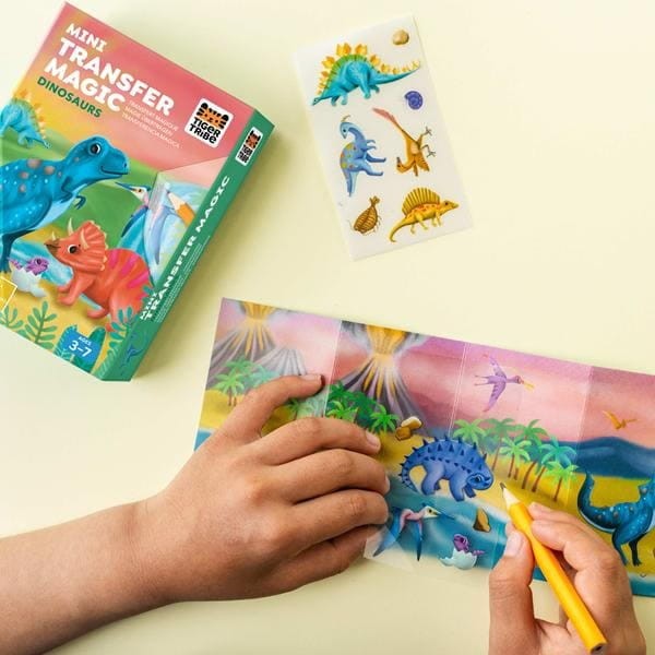 Tiger Tribe Dinozaury – zabawa folią transferową