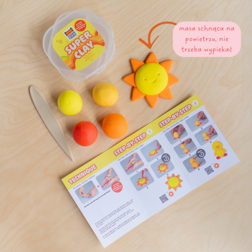 Tiger Tribe piankolina żółta i pomarańczowa – zestaw