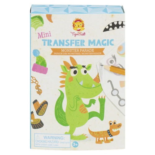 Zestaw kreatywny Tiger Tribe Wesołe Potworki z folią transferową dla dzieci 5+ – opakowanie produktu