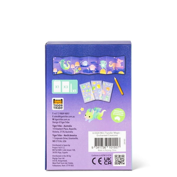 Instrukcja i informacje bezpieczeństwa zestawu z folią transferową Tiger Tribe 5+