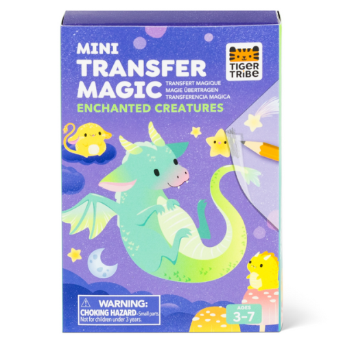 Zestaw kreatywny Tiger Tribe Zaczarowane Stworzenia z folią transferową dla dzieci 5+ – opakowanie produktu