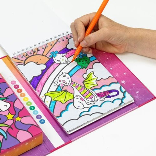 Kolorowanie po numerach jednorożce – kreatywna zabawa dla dzieci 5+