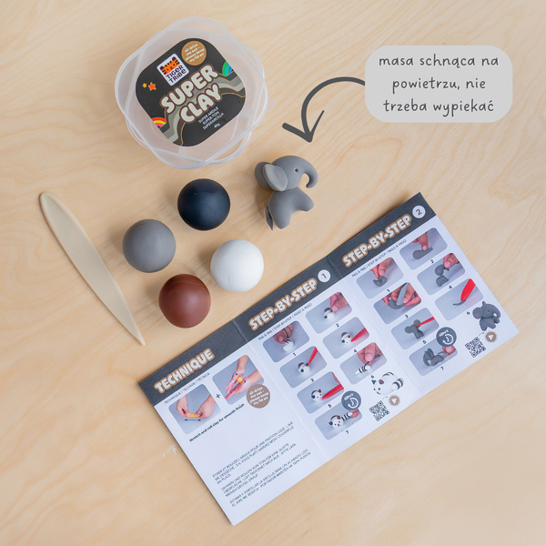 Elementy zestawu piankoliny Księżycowa Noc.