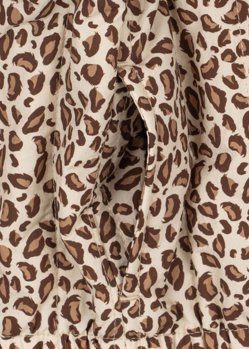 Konges Slojd Juno Leo bomberka dziecieca wzor leo detal materialu