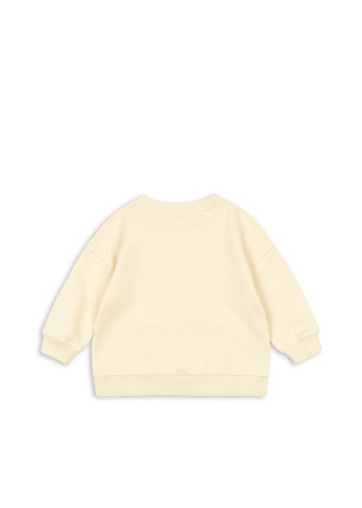 Tył bluzy dziecięcej Konges Sløjd Lou Sequin w kolorze Sea Mist.