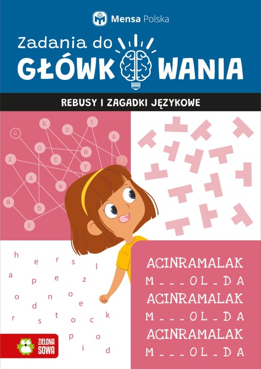 Seria „Zadania do główkowania” – Rebusy i zagadki językowe, książka edukacyjna dla dzieci 6–8 lat