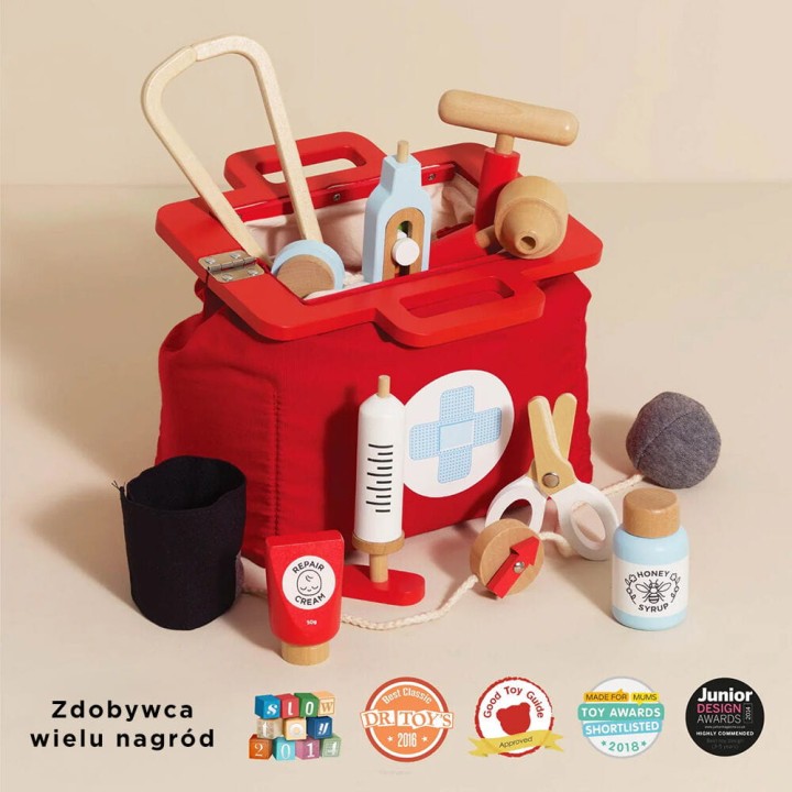 Zestaw lekarza w torbie Le Toy Van – detale