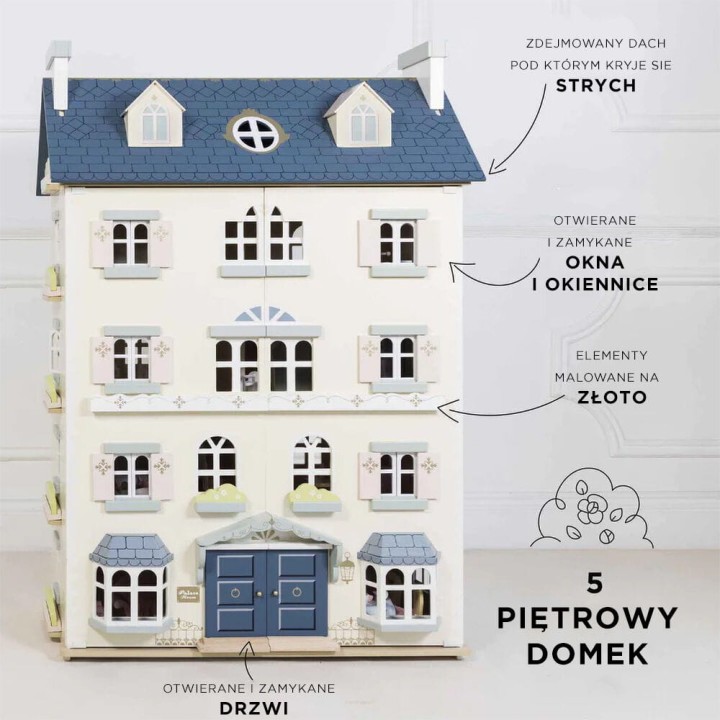 Palace House – domek dla lalek, bryła