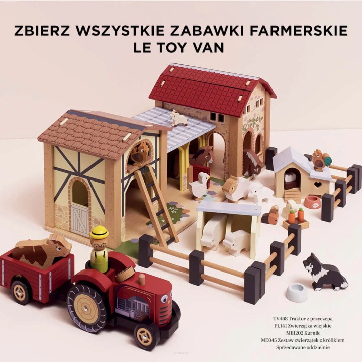 Duża farma Le Toy Van – aranżacja zabawy