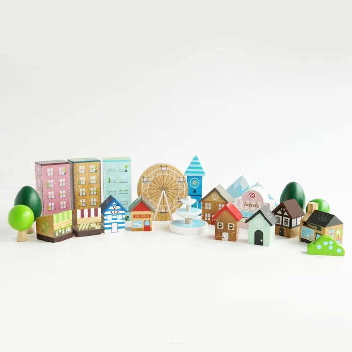 Drewniane miasteczko – ulica i zabudowa