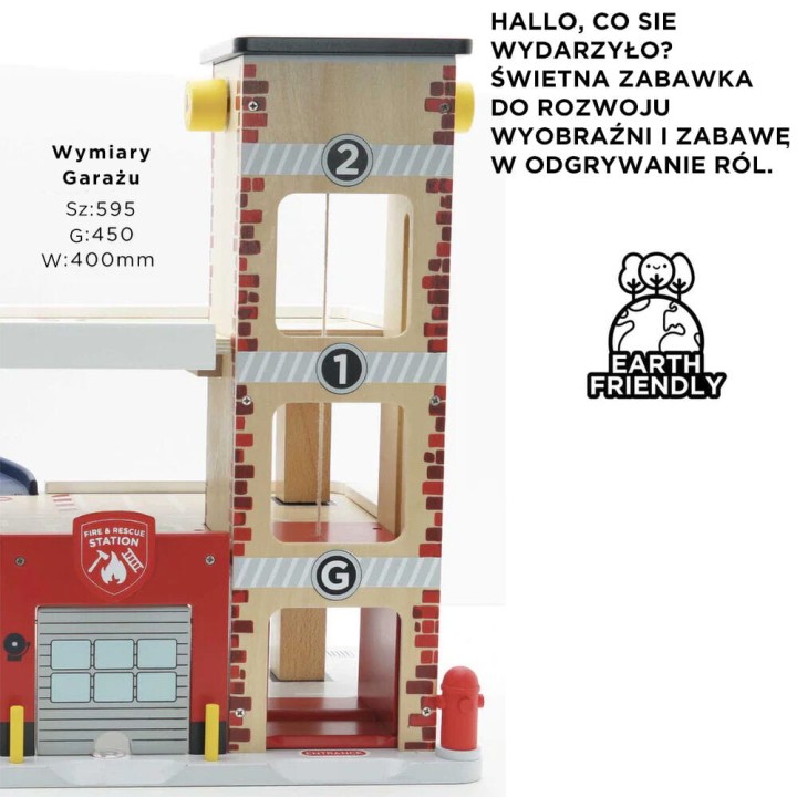 Garaż strażacki – zabawa w akcję