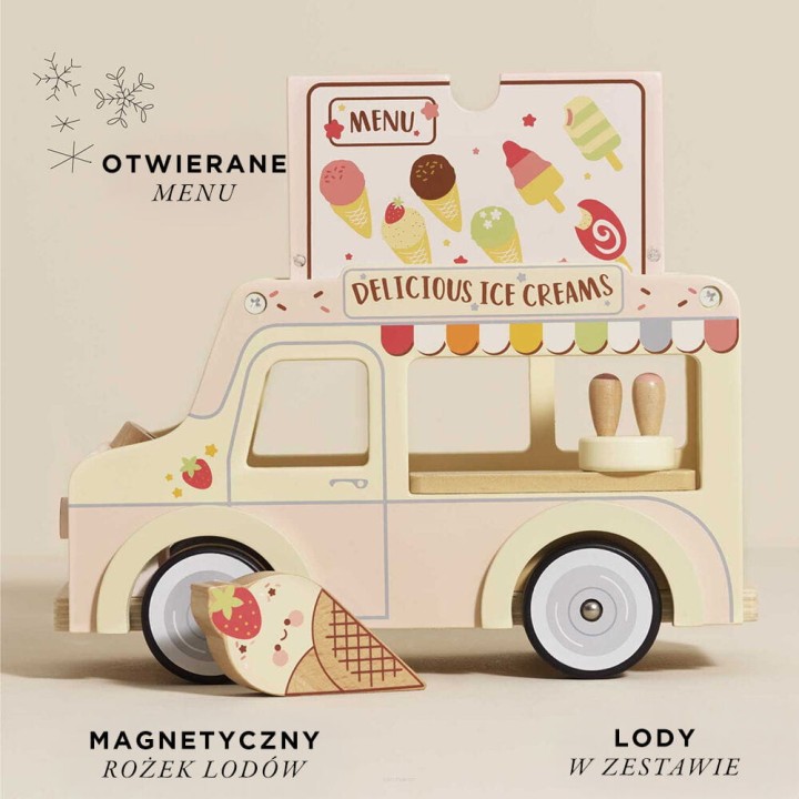 Samochód lodziarnia dla dzieci Le Toy Van – świetny pomysł na prezent.