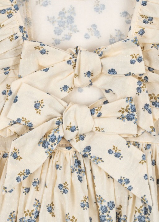 Konges Sløjd Cianna Tramonto - detal wzoru sukienki dziecięcej