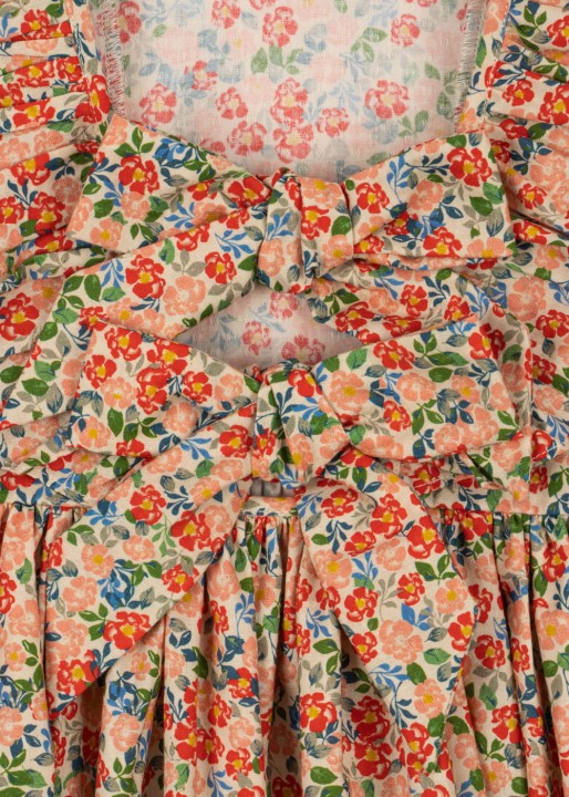 Konges Sløjd Cianna Torino - detal wzoru sukienki dziecięcej