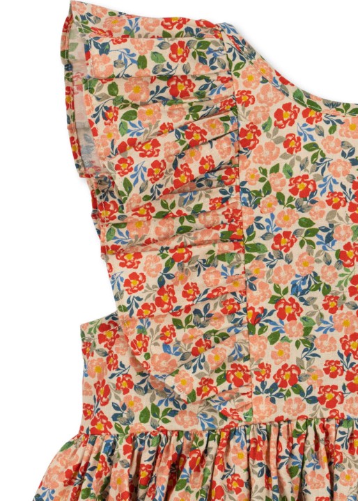 Konges Sløjd Cianna Torino - detal sukienki dziecięcej GOTS