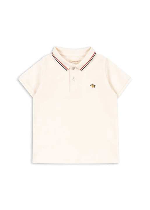 Konges Slojd dziecieca koszulka polo jasna tyl