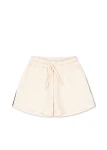 Florian Shorts GOTS białe bawełniane spodenki dziecięce
