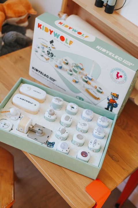 Edukacyjny zestaw elektryczny dla dzieci Kidywolf KIDYELEC Expert